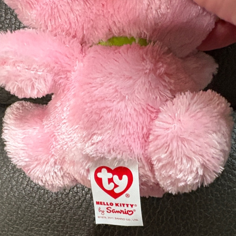 Hello kitty plush rabbit with green bow - Picture 7 of 7